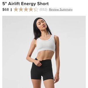 2 pair of Alo 5in airlift size medium black